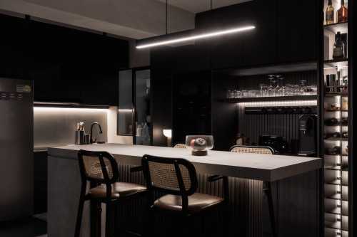 Contemporary Dining Room at 111A Alkaff Crescent