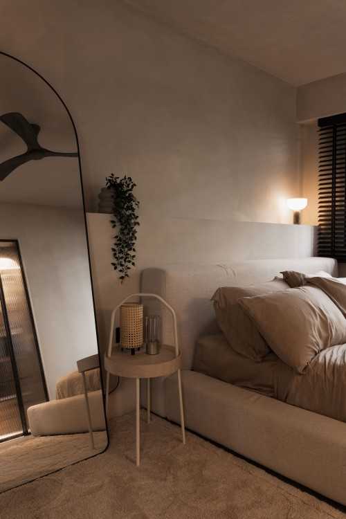 Contemporary Bedroom at 111A Alkaff Crescent
