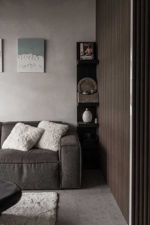 Contemporary Living Room at 111A Alkaff Crescent