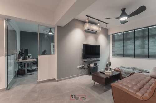 Modern Living Room at 357B Ubi Rd 3