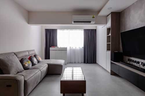 Minimalist Living Room at 224 CCK Central