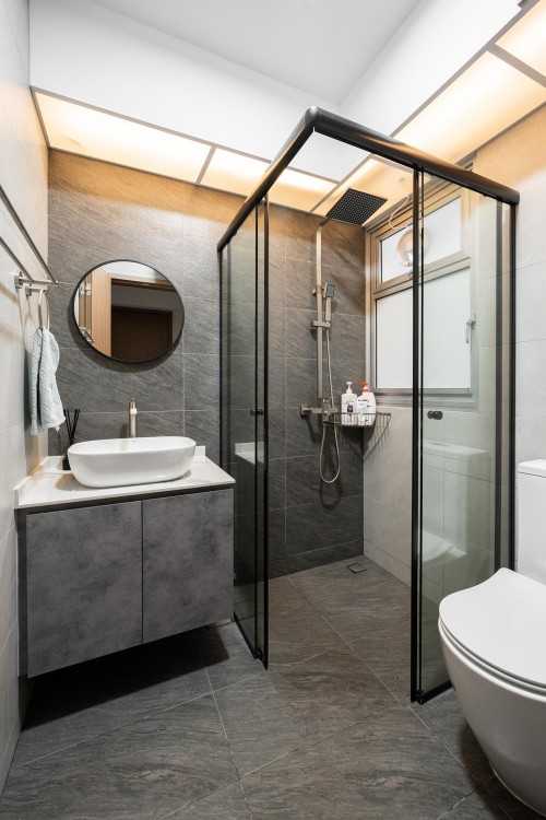 Modern Bathroom at 633 Tampines north drive