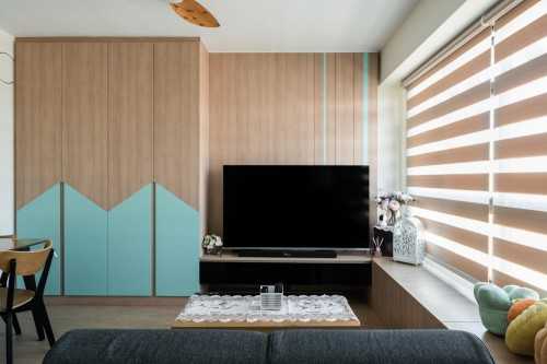 Contemporary Living Room at Yio Chu Kang Vista