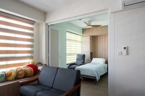 Contemporary Living Room at Yio Chu Kang Vista