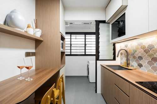 Scandinavian Kitchen at Hougang Meadow