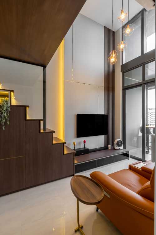 Contemporary Mezzanine at 3 Bedroom Condo @ Piermont Grand