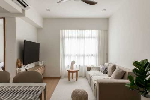 Scandinavian Living Room at 381D Yishun Ring Road