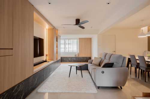 Scandinavian Living Room at Clementi Ave 3