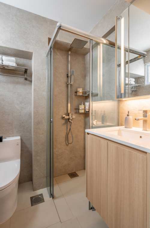 Scandinavian Bathroom at Clementi Ave 3