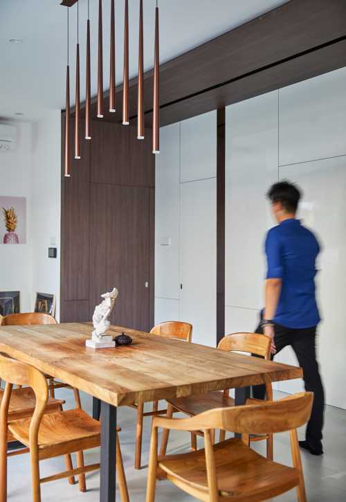 Scandinavian Dining Room at Seletar Hills Estate