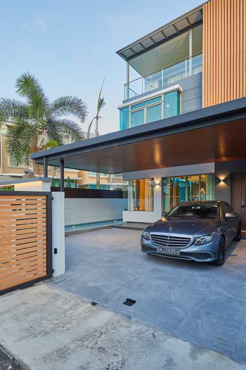 Scandinavian Porch at Seletar Hills Estate