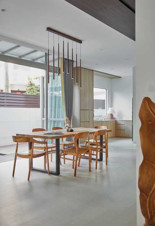 Scandinavian Dining Room at Seletar Hills Estate