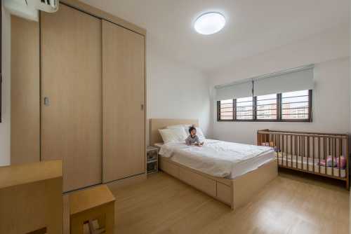 Scandinavian Bedroom at 732 Tampines