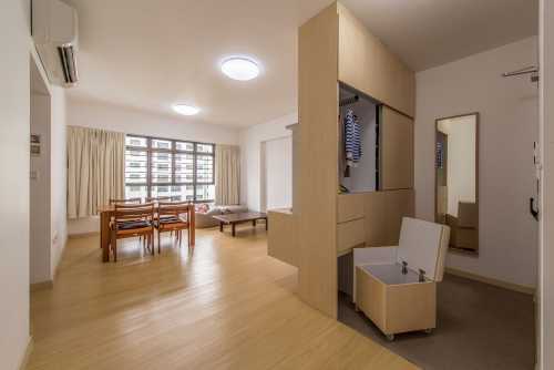 Scandinavian Living Room at 732 Tampines