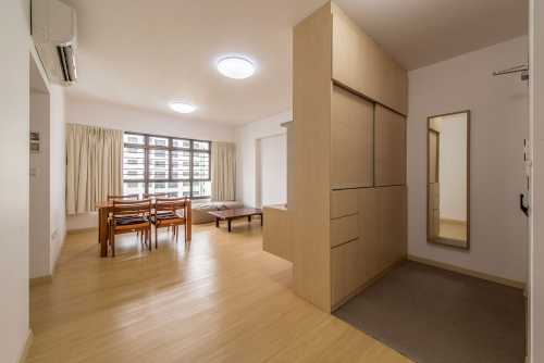 Scandinavian Living Room at 732 Tampines