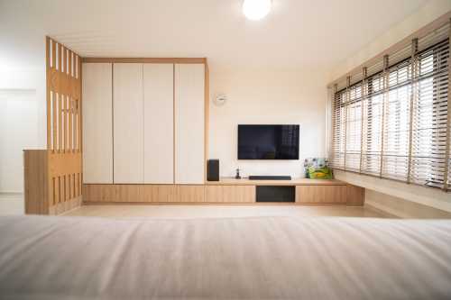 Modern Living Room at 5-room resale at Toa Payoh