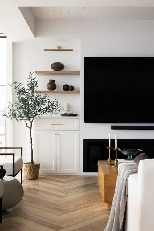 Modern Living Room at Penthouse