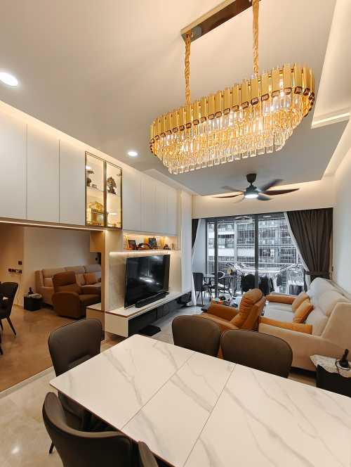Scandinavian Living Room at JadeScape