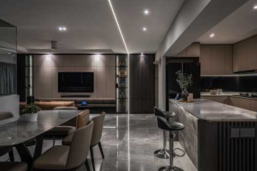 Modern Living Room at 632 CCK North