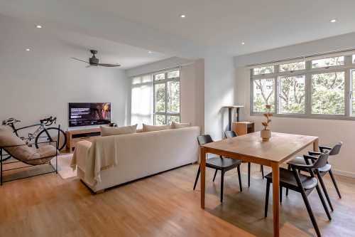 Minimalist Living Room at 808C Chai Chee Road