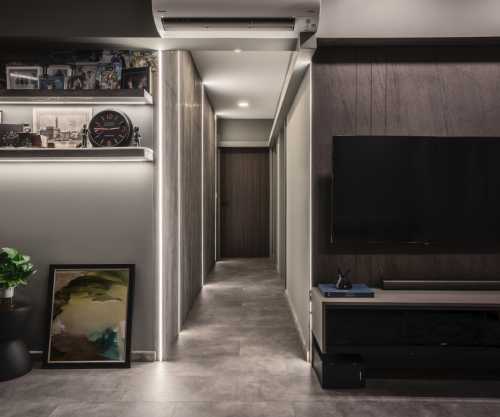 Modern Living Room at 381C Yishun Ring Road