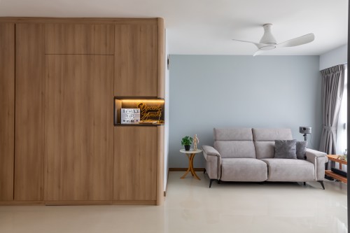 Scandinavian Living Room at Clementi Avenue 1