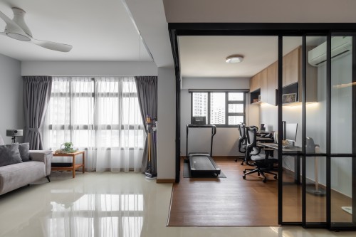 Scandinavian Home Office at Clementi Avenue 1