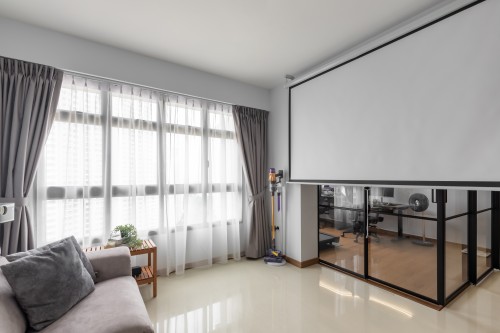 Scandinavian Living Room at Clementi Avenue 1