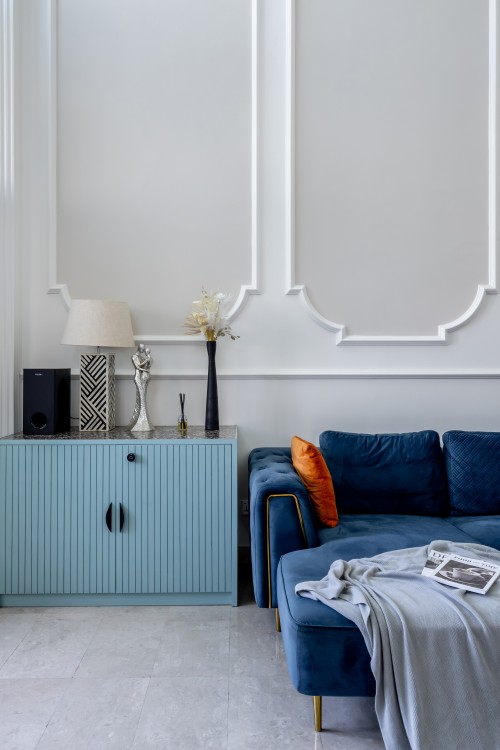 Eclectic Living Room at Modena