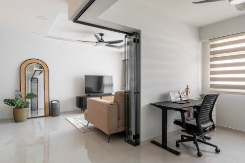 Contemporary Living Room at Punggol Drive
