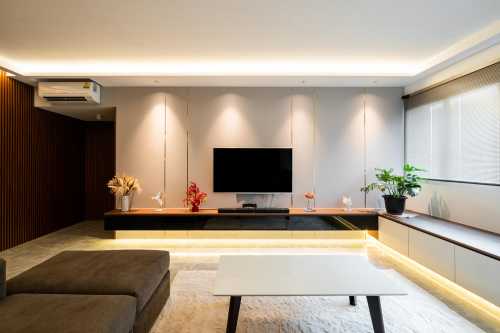 Modern Living Room at Tampines | Elias View