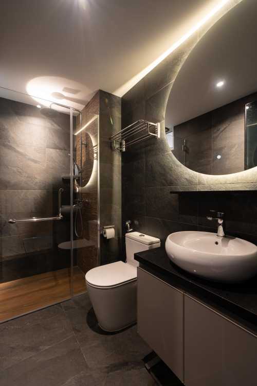 Contemporary Bathroom at Tampines | Arc at Tampines