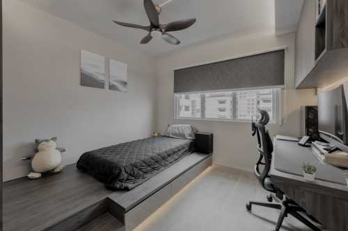 Scandinavian Bedroom at 665 Choa Chu Kang