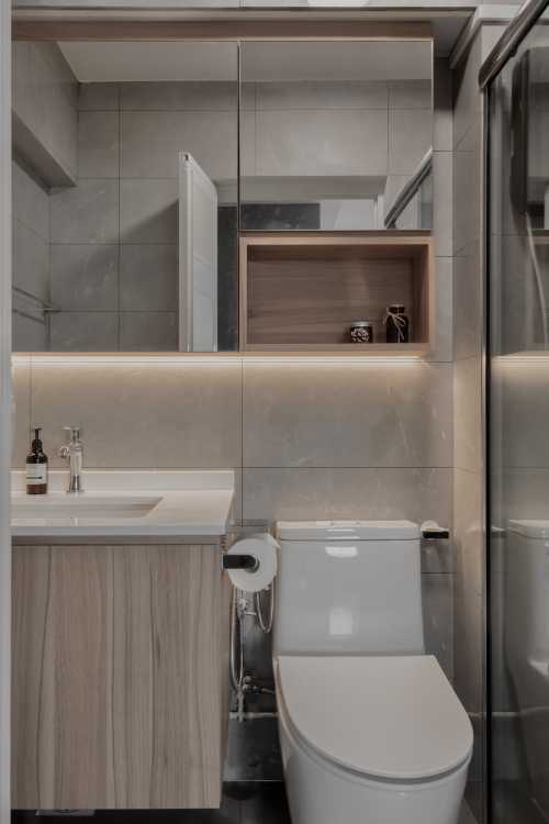Scandinavian Bathroom at 665 Choa Chu Kang