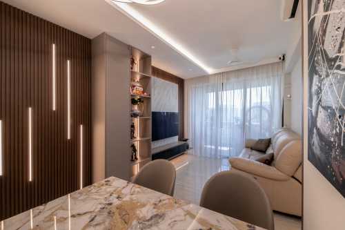 Modern Living Room at Condo @ Parc Esta