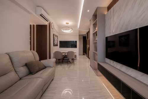 Modern Living Room at Condo @ Parc Esta