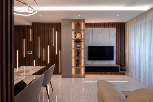 Modern Living Room at Condo @ Parc Esta