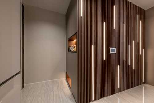 Modern Entryway at Condo @ Parc Esta