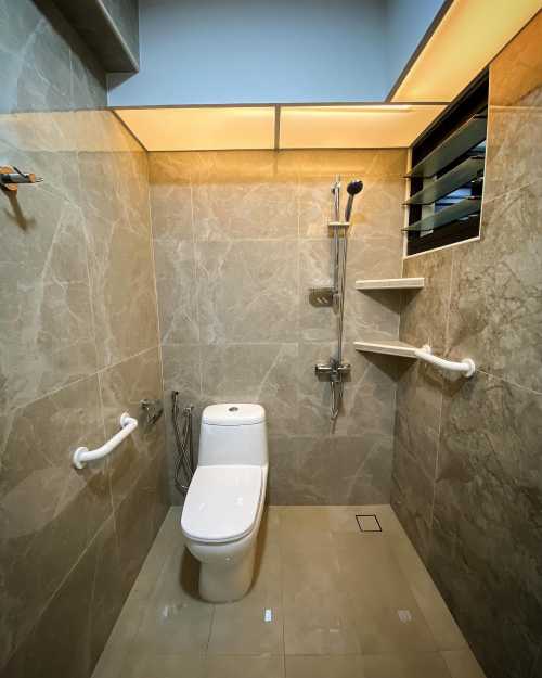 Contemporary Bathroom at Tampines Ave 9