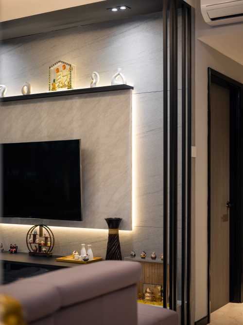 Modern Living Room at Ris Grandeur