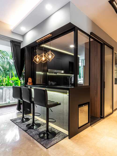 Modern Kitchen at Ris Grandeur