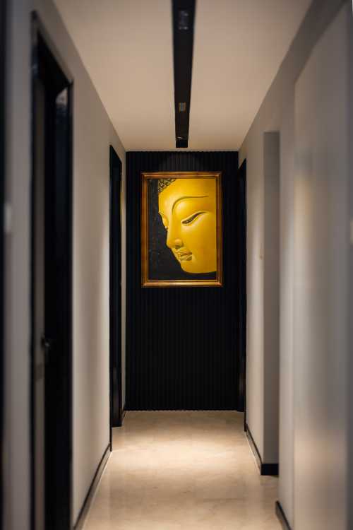 Modern Entryway at Ris Grandeur