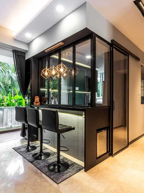 Modern Kitchen at Ris Grandeur