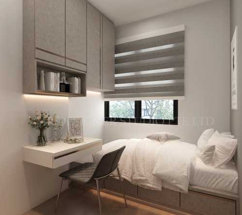 Contemporary Bedroom at treasure tampines 9