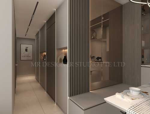 Contemporary Living Room at treasure tampines 9