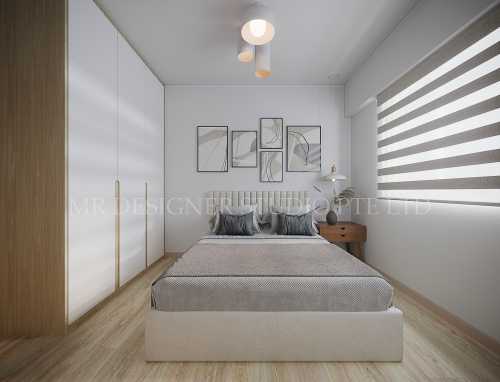 Scandinavian Bedroom at 26B georges lane