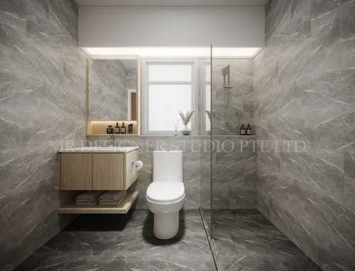 Scandinavian Bathroom at 26B georges lane