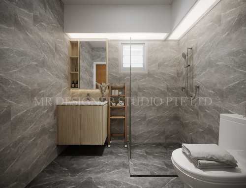 Scandinavian Bathroom at 26B georges lane