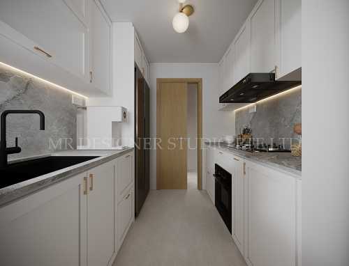 Contemporary Kitchen at 81 tampines ave 1