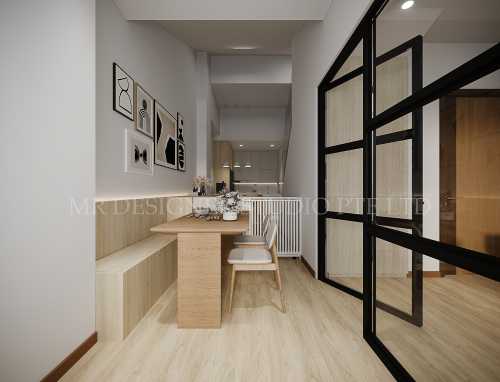 Scandinavian Dining Room at 123 rangoon road suites